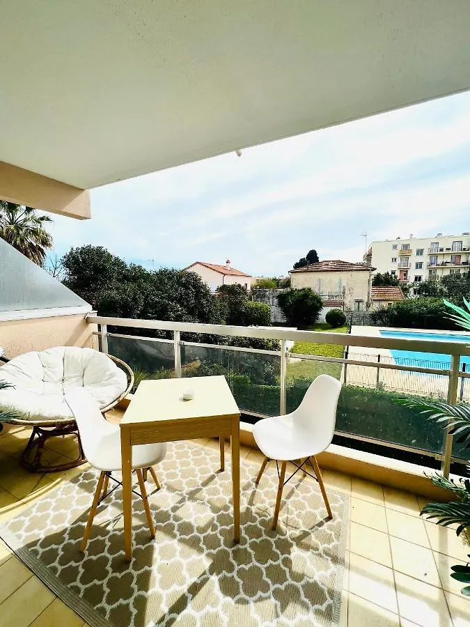 Apartment Les Palmiers - Appartement Avec Piscine Proche Plages - Wifi Et Clim Antibes